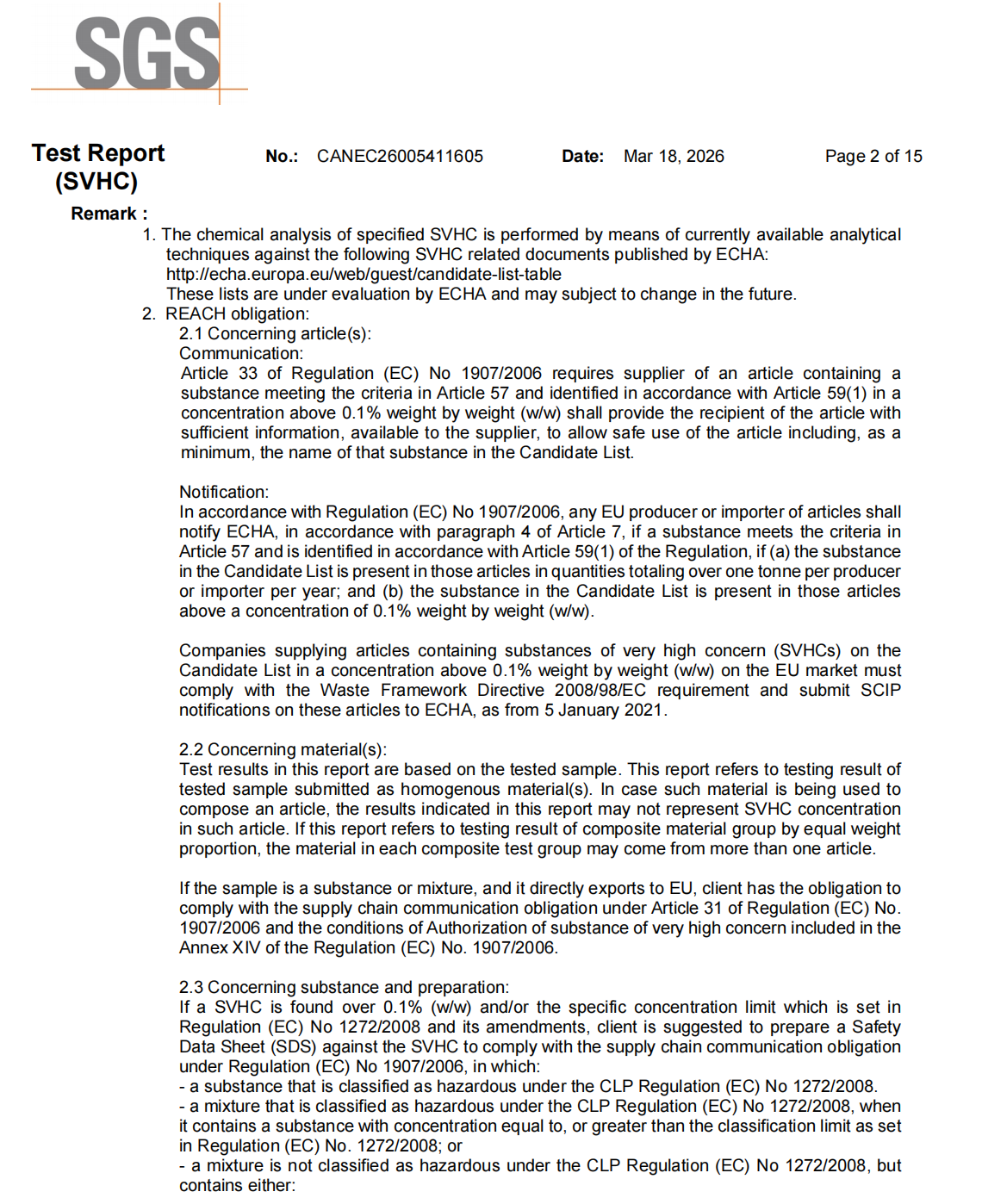 ROHS Report 2
